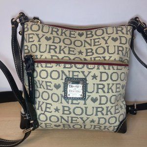 Dooney and Bourke crossbody logo purse with COA